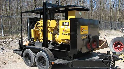 photo of a portable generator